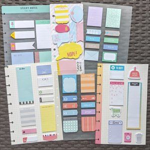 Set of 6 Happy Planner Sticky Notes